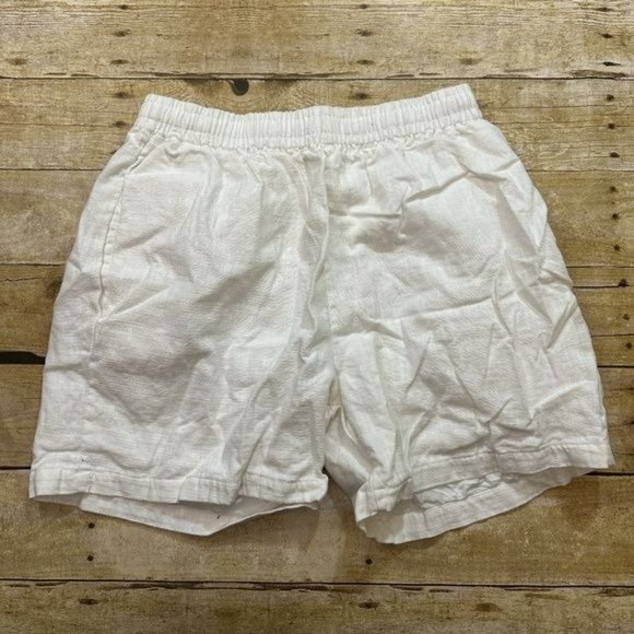 NWOT SNS Linen Shorts in Ecru - Picture 2 of 5